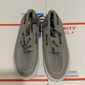 UNION BAY BOYS FABRIC BOAT GRAY SNEAKERS SZ. 12 GREY